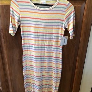 LuLaRoe Stripped Pencil Dress